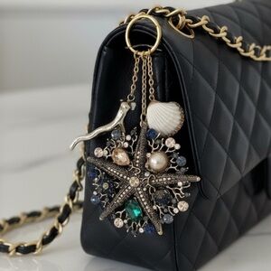 LUXURY MYSTICAL BAG CHARM VICTORIAN COACH BIRKIN ACCESSORY STSR FISH KOI